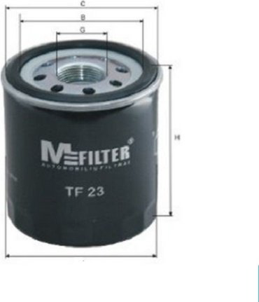 MFilter масляный фильтр TF23 - ForteMarket MFilter масляный фильтр TF23 купить,NaN
