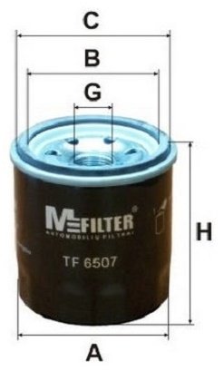 MFilter масляный фильтр TF6507 купить,4960
