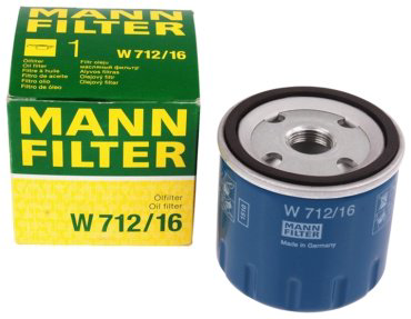 MANN-FILTER масляный фильтр W712/16 купить,NaN