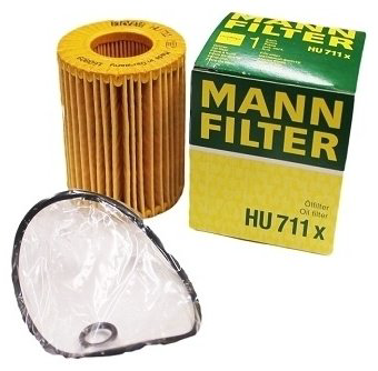 MANN-FILTER масляный фильтр HU711X купить,3712