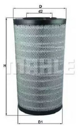 MAHLE воздушный фильтр LX2838 купить,NaN