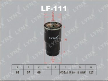 LYNXauto топливный фильтр LF-111 купить,NaN