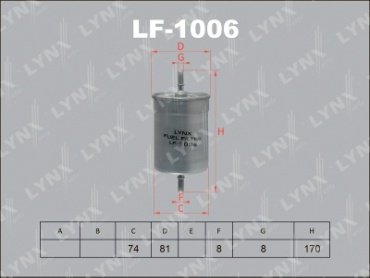 LYNXauto топливный фильтр LF-1006 купить,4005