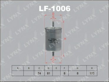 LYNXauto топливный фильтр LF-1006 купить,4005