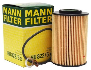 MANN-FILTER масляный фильтр HU822/5X купить,NaN