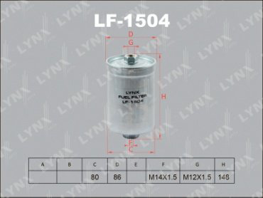 LYNXauto топливный фильтр LF-1504 - ForteMarket LYNXauto топливный фильтр LF-1504 купить,3588