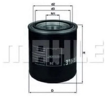 MAHLE масляный фильтр AL24 купить,NaN