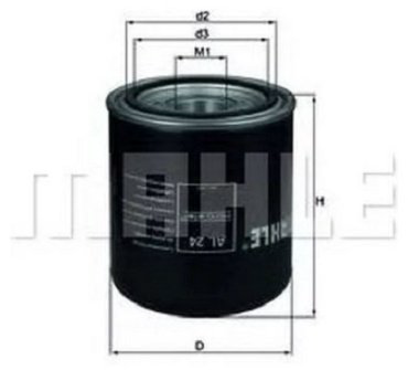 MAHLE масляный фильтр AL24 купить,NaN