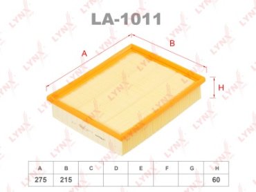 LYNXauto воздушный фильтр LA-1011 купить,4895