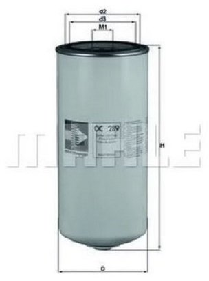MAHLE масляный фильтр OC289 купить,NaN