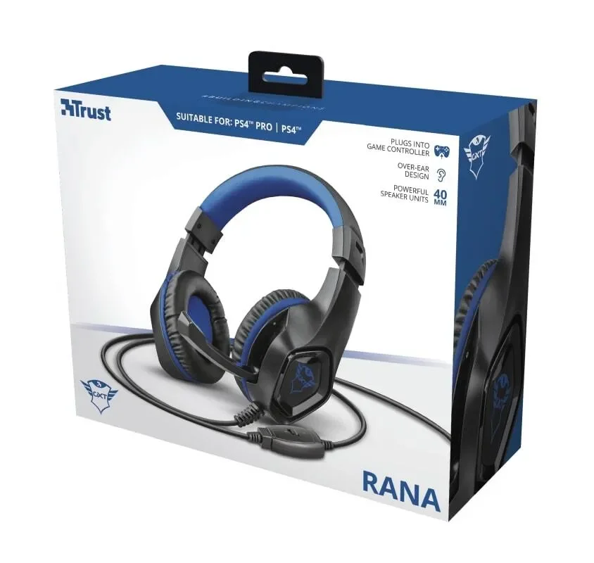 Наушники Trust GXT 404B Rana Blue купить,0
