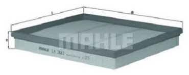 MAHLE воздушный фильтр LX2882 купить,7757