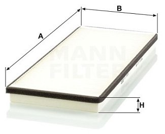 MANN-FILTER салонный фильтр CU3858 купить,NaN