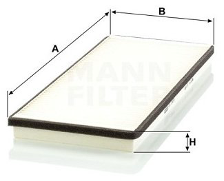 MANN-FILTER салонный фильтр CU3858 купить,NaN