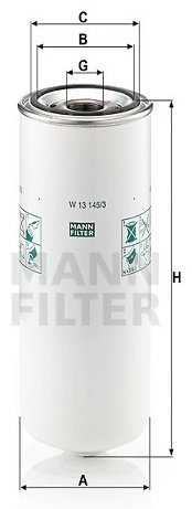 MANN-FILTER масляный фильтр W13145/3 - ForteMarket MANN-FILTER масляный фильтр W13145/3 купить,22650