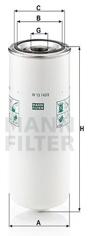 MANN-FILTER масляный фильтр W13145/3 - ForteMarket MANN-FILTER масляный фильтр W13145/3 купить,22650