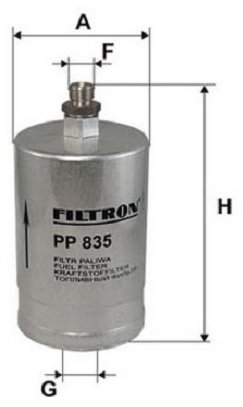 FILTRON топливный фильтр PP835 - ForteMarket FILTRON топливный фильтр PP835 купить,NaN