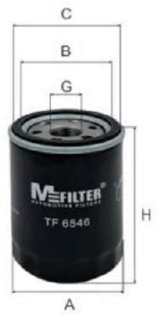 MFilter масляный фильтр TF6546 купить,1599