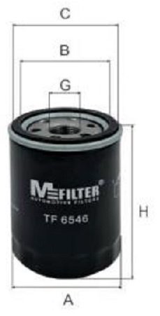 MFilter масляный фильтр TF6546 купить,1599