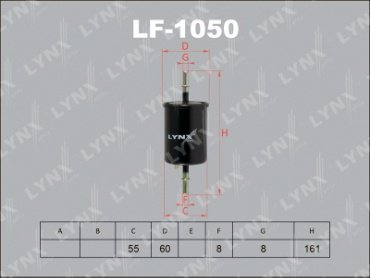 LYNXauto топливный фильтр LF-1050