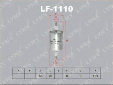 LYNXauto топливный фильтр LF-1110