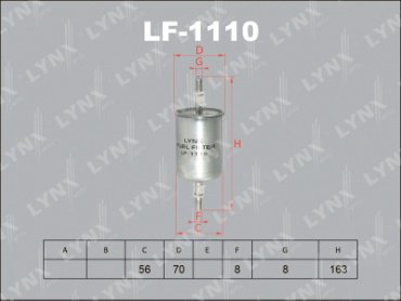 LYNXauto топливный фильтр LF-1110