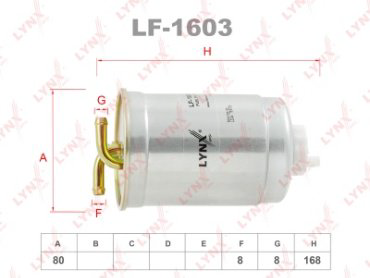 LYNXauto топливный фильтр LF-1603