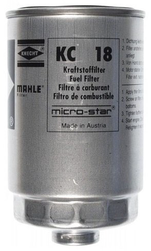 MAHLE топливный фильтр KC18