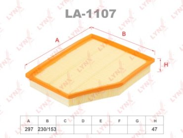 LYNXauto воздушный фильтр LA-1107