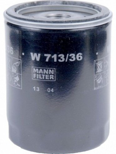 MANN-FILTER масляный фильтр W713/36