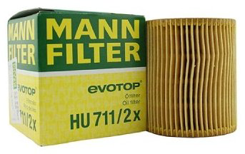 MANN-FILTER масляный фильтр HU711/2X