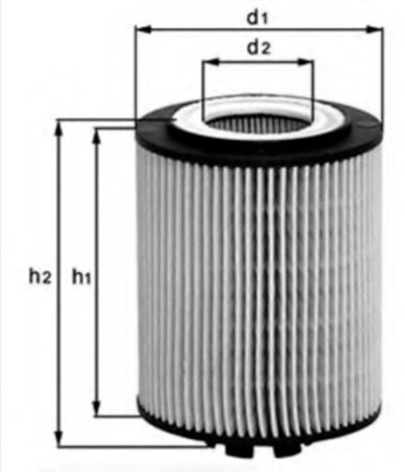 MAHLE масляный фильтр OX 182D