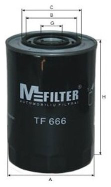 MFilter масляный фильтр TF666