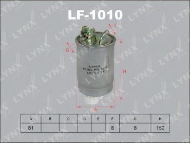 LYNXauto топливный фильтр LF-1010