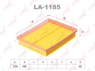 LYNXauto воздушный фильтр LA-1185