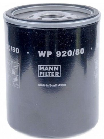 MANN-FILTER масляный фильтр WP920/80