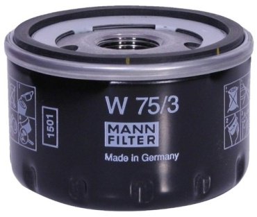MANN-FILTER масляный фильтр W75/3