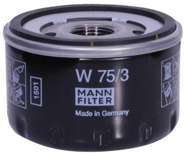 MANN-FILTER масляный фильтр W75/3