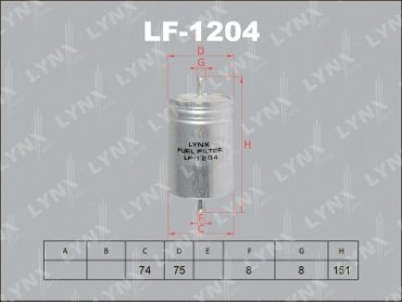 LYNXauto топливный фильтр LF-1204