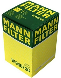 MANN-FILTER масляный фильтр W940/26