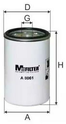MFilter воздушный фильтр A8061