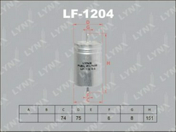LYNXauto топливный фильтр LF-1204