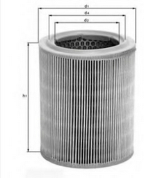 MAHLE воздушный фильтр LX 314