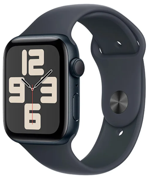 Смарт-Часы Apple Watch SE 2024 GPS 40mm Midnight Aluminium Case with Midnight Sport Band S/M MXE73QI/A