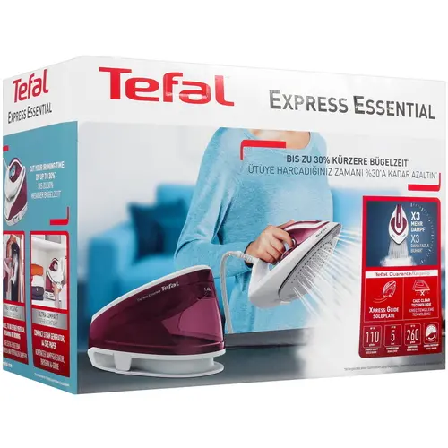 Парогенератор Tefal SV6110E0 бело-бордовый - ForteMarket Парогенератор Tefal SV6110E0 бело-бордовый купить,0