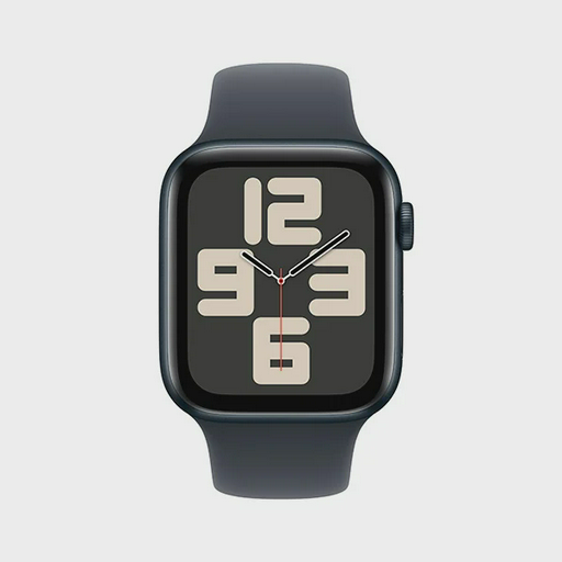 Смарт-Часы Apple Watch SE 2024 GPS 40mm Midnight Aluminium Case with Midnight Sport Band S/M MXE73QI/A