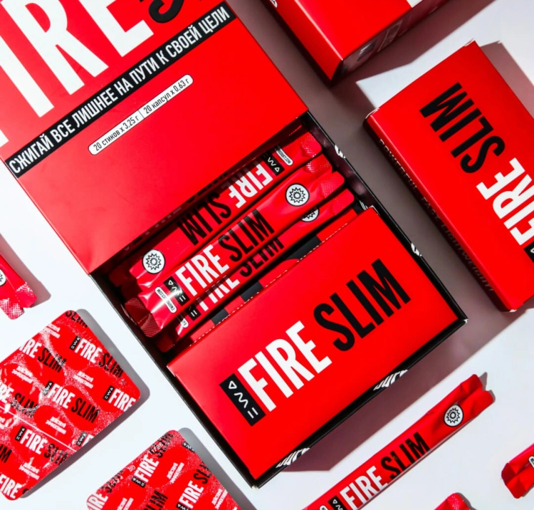 БАД Ewa product Fire Slim 20 стиков + 20 капсул купить,NaN