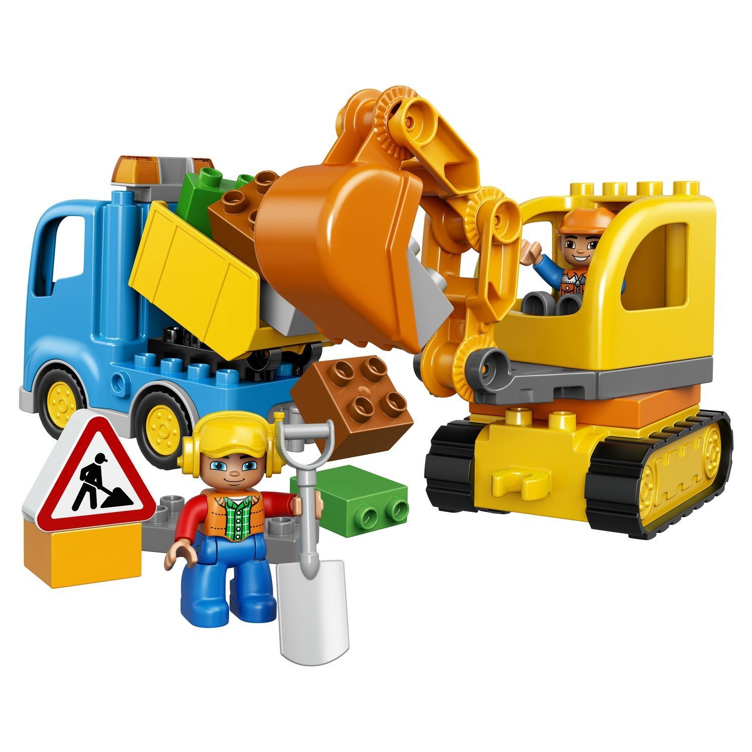 Конструктор Lego Duplo Грузовик и гусеничный экскаватор 10812 купить,NaN