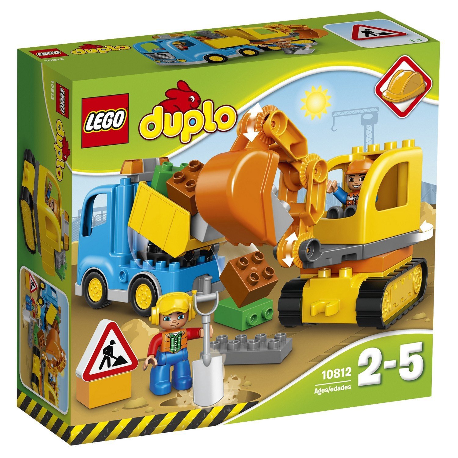 Конструктор Lego Duplo Грузовик и гусеничный экскаватор 10812 купить,NaN