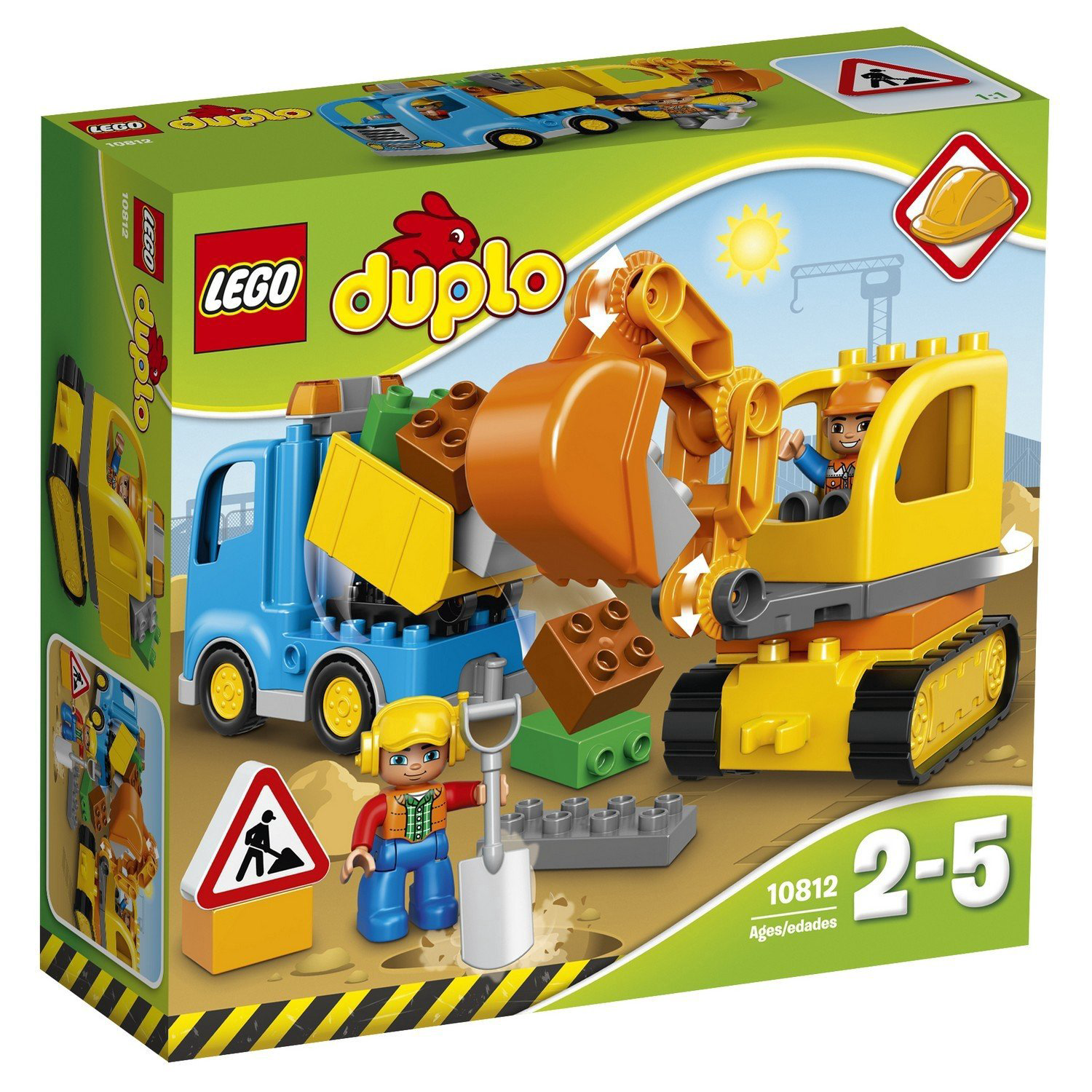Конструктор Lego Duplo Грузовик и гусеничный экскаватор 10812 купить,NaN